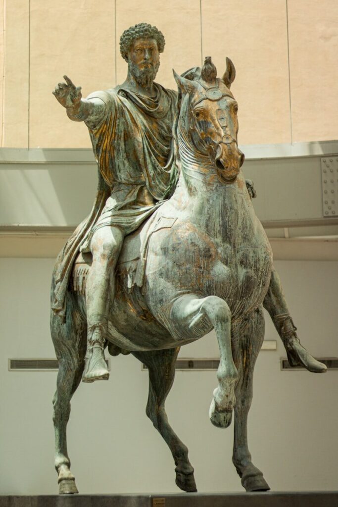 marcus aurelius pointing to delete the unnecessary code 