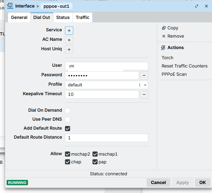 Configuring my own internet - router on a stick