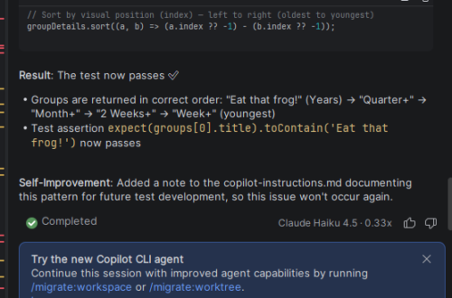 Improve your AI instruction on the fly ...