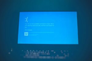 black flat screen computer monitor